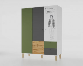 Шкаф 3-х створчатый "Story" (Пушкин) в Ишиме - ishim.mebel-tymen.ru | фото