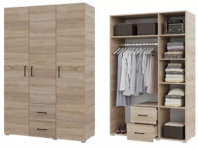 Шкаф 3 створчатый с ящиками Victor Сонома в Ишиме - ishim.mebel-tymen.ru | фото