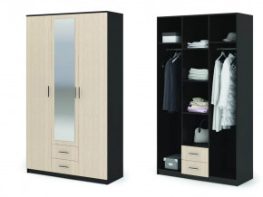 Шкаф 3х створчатый Гармония ШК 601 М в Ишиме - ishim.mebel-tymen.ru | фото