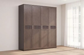 Шкаф 4-х створчатый Кэт-4 Венге Диал в Ишиме - ishim.mebel-tymen.ru | фото