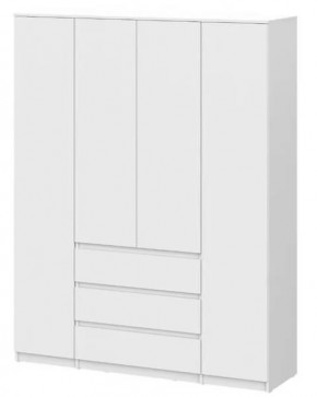Шкаф четырехстворчатый  Денвер SAFE Белый в Ишиме - ishim.mebel-tymen.ru | фото