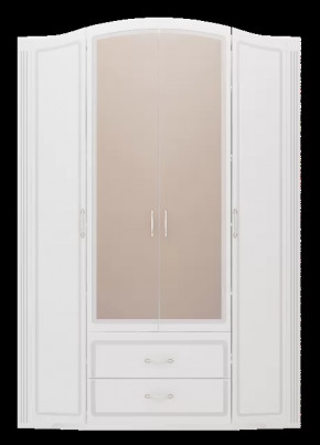Шкаф для одежды четырехдверный с зеркалом «Виктория» №2 в Ишиме - ishim.mebel-tymen.ru | фото