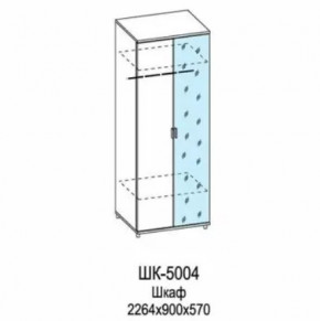 Шкаф для одежды и белья ШК-5004 Грейс в Ишиме - ishim.mebel-tymen.ru | фото