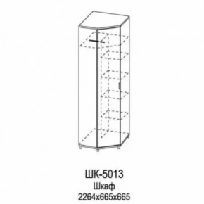Шкаф для одежды и белья ШК-5013 Грейс в Ишиме - ishim.mebel-tymen.ru | фото