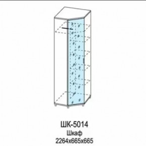 Шкаф для одежды и белья ШК-5014 Грейс в Ишиме - ishim.mebel-tymen.ru | фото