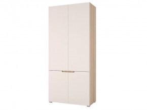 Шкаф двухстворчатый Анталия Сонома-Белый софт в Ишиме - ishim.mebel-tymen.ru | фото