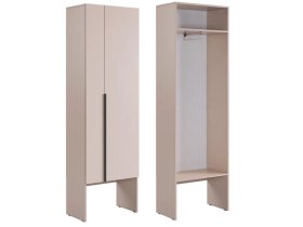 Шкаф двухдверный L600 Баско кашемир в Ишиме - ishim.mebel-tymen.ru | фото