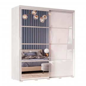 Шкаф-купе Крафт-6 Ясень белый в Ишиме - ishim.mebel-tymen.ru | фото