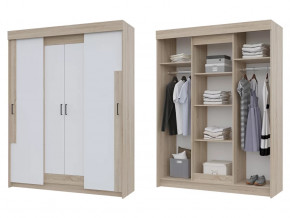 Шкаф купе Victor Сонома-Белый в Ишиме - ishim.mebel-tymen.ru | фото