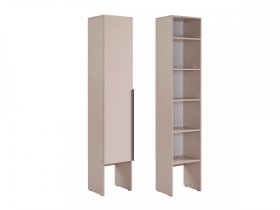 Шкаф однодверный L400 Баско кашемир в Ишиме - ishim.mebel-tymen.ru | фото