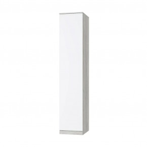 Шкаф-пенал Лори, 452 мм, дуб серый/белый в Ишиме - ishim.mebel-tymen.ru | фото