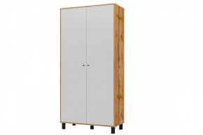Шкаф распашной Hygge ШР-2, дуб вотан/белый в Ишиме - ishim.mebel-tymen.ru | фото