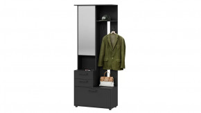 Шкаф-секция комбинированная «Витра» тип 1 Антрацит в Ишиме - ishim.mebel-tymen.ru | фото