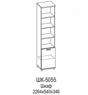 Шкаф ШК-5055 Грейс в Ишиме - ishim.mebel-tymen.ru | фото