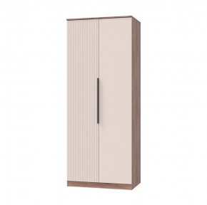 Шкаф Тоскана двухдверный 902 мм, для одежды, дуб табачный/бисквит в Ишиме - ishim.mebel-tymen.ru | фото