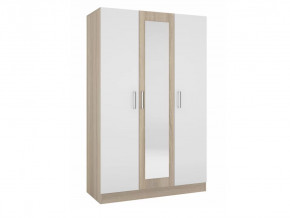 Шкаф трехстворчатый Леси Сонома-Белый в Ишиме - ishim.mebel-tymen.ru | фото