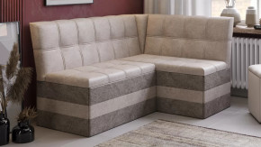 Скамья угловая «Оскар» исп. 2 Микровелюр Wellmart Dark Beige, Latte в Ишиме - ishim.mebel-tymen.ru | фото