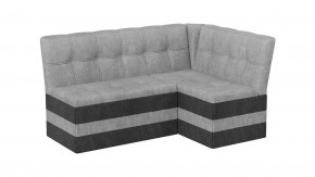 Скамья угловая «Оскар» исп. 2 Микровелюр Wellmart Silver, Graphite в Ишиме - ishim.mebel-tymen.ru | фото