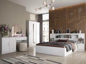 Спальный гарнитур Басямиф, белый в Ишиме - ishim.mebel-tymen.ru | фото