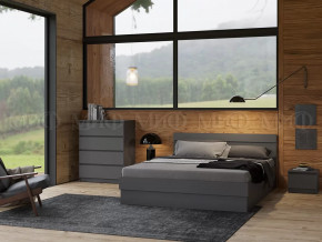 Спальный гарнитур Челси Графит в Ишиме - ishim.mebel-tymen.ru | фото
