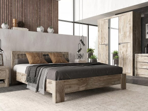 Спальный гарнитур Ривьера Дуб Юкон, Бетон темный в Ишиме - ishim.mebel-tymen.ru | фото