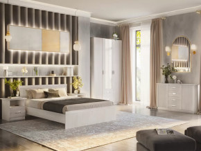 Спальный гарнитур Сабрина-2 Ясень анкор светлый в Ишиме - ishim.mebel-tymen.ru | фото