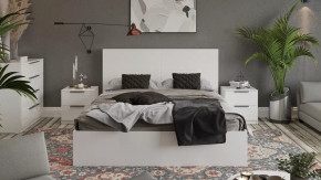 Спальный гарнитур «Тесса» №2 Белый Жемчуг, Белый глянец в Ишиме - ishim.mebel-tymen.ru | фото