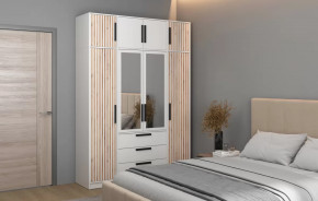 Спальный гарнитур Вегас (ЛДСП Белый) в Ишиме - ishim.mebel-tymen.ru | фото