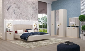 Спальня №1 "Капри" Сатин в Ишиме - ishim.mebel-tymen.ru | фото