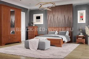 Спальня Kentaki каштан в Ишиме - ishim.mebel-tymen.ru | фото