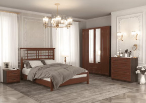 Спальня модульная Кантри Орех в Ишиме - ishim.mebel-tymen.ru | фото