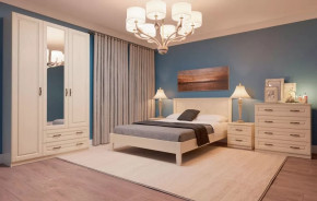 Спальня модульная Кантри Слоновая кость в Ишиме - ishim.mebel-tymen.ru | фото