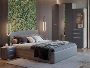 Спальня Наоми графит нубук в Ишиме - ishim.mebel-tymen.ru | фото