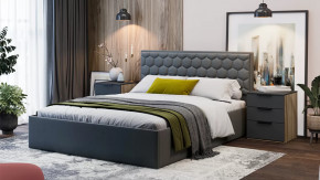 Спальня «Порто» Яблоня Беллуно, Графит софт в Ишиме - ishim.mebel-tymen.ru | фото