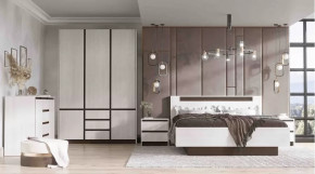 Спальня серия Бостон анкор светлый в Ишиме - ishim.mebel-tymen.ru | фото