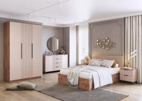 Спальня Тоскана, набор №2, дуб табачный/бисквит в Ишиме - ishim.mebel-tymen.ru | фото