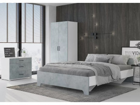 Спальня Victor Белый-бетон в Ишиме - ishim.mebel-tymen.ru | фото