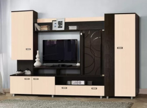 Стенка "Аллегро" вариант 3 венге Linum/дуб белфорт в Ишиме - ishim.mebel-tymen.ru | фото