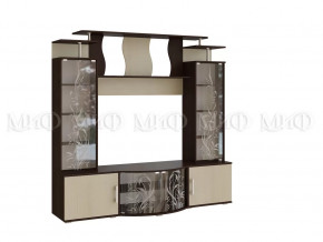 Стенка Виста Дуб беленый/Венге в Ишиме - ishim.mebel-tymen.ru | фото