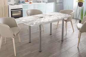 Стол Бостон-3 раздвижной, Флоренс, фотопечать/хром брифинг в Ишиме - ishim.mebel-tymen.ru | фото