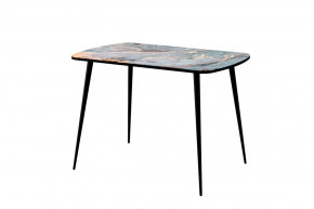 Стол Бостон Лайт 2, фотопечать Версаль/опоры черные в Ишиме - ishim.mebel-tymen.ru | фото