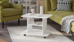 Стол журнальный тип 1 Белый Ясень в Ишиме - ishim.mebel-tymen.ru | фото