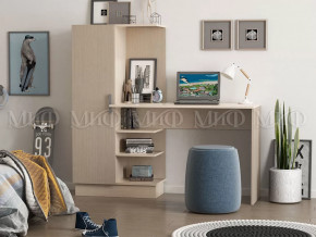 Стол компьютерный №1 Дуб беленый в Ишиме - ishim.mebel-tymen.ru | фото