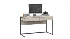 Стол компьютерный «Лофт» тип 2 Черный/Дуб крафт белый в Ишиме - ishim.mebel-tymen.ru | фото