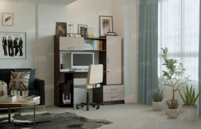 Стол компьютерный "ПКС-7" венге/дуб белфорт в Ишиме - ishim.mebel-tymen.ru | фото