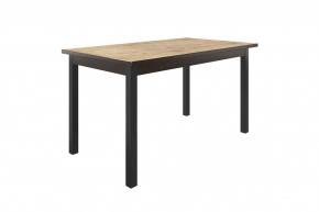 Стол обеденный Квант, 1400*800 мм, дуб бунратти/венге/черный в Ишиме - ishim.mebel-tymen.ru | фото
