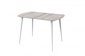 Стол обеденный Прайм Лайт, Бора бора/белый в Ишиме - ishim.mebel-tymen.ru | фото
