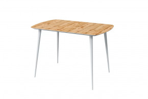 Стол обеденный Прайм Лайт, Дуб вотан/белый в Ишиме - ishim.mebel-tymen.ru | фото