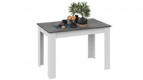 Стол обеденный «Промо» тип 2 Белый/Ателье темный в Ишиме - ishim.mebel-tymen.ru | фото