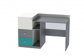 Стол письменный Клео Ст-1, 1300 мм, графит, миндаль, океан Диал в Ишиме - ishim.mebel-tymen.ru | фото